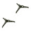 2Pcs Olive Green Artificial Tree Stand Base ABS for Indoor Holiday 9