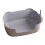 Cat litter box spill-proof high sides one-piece tray 2