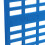 Bunny Cage Accessories Rabbit Cage Mat Blue Plastic 2Pcs 16.5X13X0.4In 7