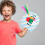 2Sets Portable Badminton Paddle Set Lightweight Indoor Toy 4