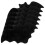 18Pcs Halloween Bat Placemat Set Felt Tableware Mats Home Dinner Mats 3