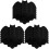 18Pcs Halloween Bat Placemat Set Felt Tableware Mats Home Dinner Mats 4
