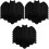 18Pcs Halloween Bat Placemat Set Felt Tableware Mats Home Dinner Mats 5