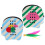 2Sets Portable Badminton Paddle Set Lightweight Indoor Toy 8