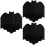18Pcs Halloween Bat Placemat Set Felt Tableware Mats Home Dinner Mats 8