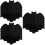 18Pcs Halloween Bat Placemat Set Felt Tableware Mats Home Dinner Mats 9