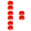 8Pcs Fluorescent Plastic Fire Extinguisher Base Stand for Home Safety 4