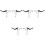 3Paren Fietsremhendels Alloy Compatibiliteit Lichtgewicht Design 3