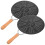 2pcs Heat Diffuser Reducer with Wooden Handle for Gas Stove 4