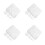 Silicone Earring Stabilizers for Heavy Studs Clear Support Discs 4