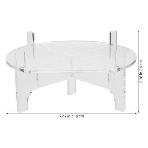 Supporto per dispenser di bevande in acrilico trasparente per bar e bar. 1