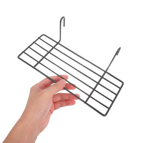Wire Hanging Baskets Hanging Wall Basket Organizer Iron 2Pcs Black 1