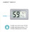 Digital Electronic Thermometer Hygrometer, Mini Fahrenheit () LCD Display 12PCS 4