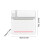 Draagbare mini-thermische printer met Bluetooth, inktloos, 2,5 inch 3