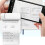 Draagbare mini-thermische printer met Bluetooth, inktloos, 2,5 inch 4