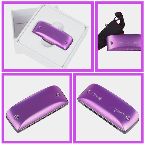 5Pcs Compact 7 Hole Harmonica Musical Gift for Adults Kids Beginner 2