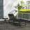 Outsunny Outsunny Folding Beach Chair Chaise Lounge 4 Adjustable Positions, Black 9