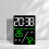 Despertador digital LED com data, temperatura e umidade. 3