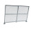 HO Scale Fence Layout Lightweight Creative Micro Landscape Decor DIY Sturdy sliver A 3