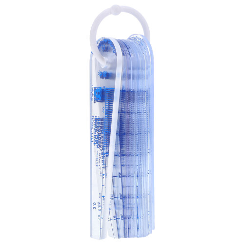 2Sets Dikte Meter Van Plastic - 25-in-1 Multifunctionele Kieren Tester 2