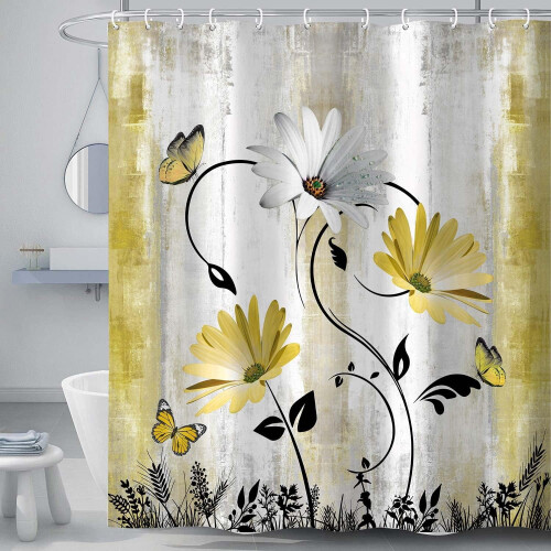 Rustic Farmhouse Shower Curtain 36x72 in Polyester 2