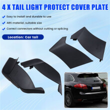 4Pcs Car Tail Light Protect Cover Plate for Cayenne 92A 2011-17 95863126100 95863126200 95863126500 95863126600