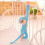 Monkey Plush Toy Blue 23.6 inch Long-Armed Soft Stuffed Doll 4