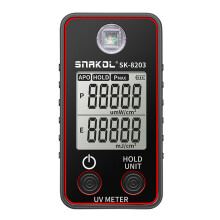 High Precision Ultraviolet Illuminometer Handheld, LCD Display, Data Hold