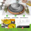 32-Pc Plastic Wheat Straw Dinnerware Set for 8, Unbreakable Outdoor Camping Dishes, Light Gray 2