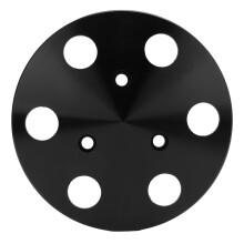 Copertura della puleggia della frizione in lega di alluminio 508 SD5 nera