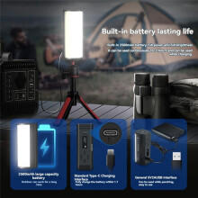 RGB Magnetische Handheld 360 Full RGB Light Stick LED Video Light Stick met 2500mAh Oplaadbare Batterij