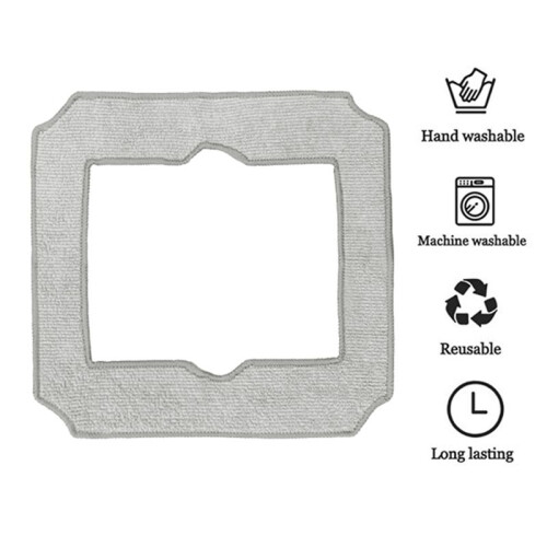10PCS Washable Mop Cloths Cleaning Rag for   Window Vacuum Cleaner Robot Replacement Accessories 2