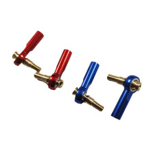 M3 Metal Ballhead Positioning Pull Rod 2mm Tie Rod Metal Ballhead Servo Link Rod M3/M2 T Model Boat Connection Part Red