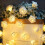 LED Rose String Lights Warm White 33ft US Plug 5