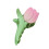 Κλιπ μαλλιών Tulip, 2 τεμάχια χαριτωμένο κράμα λουλουδιών καρχαριών κλιπ 2