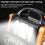 Ηλιακός φακός εργασίας με επαναφορτιζόμενη μπαταρία USB 1500mAh 3