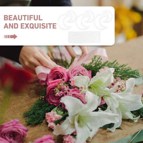 Worgeous6Set Βάση για Στεφάνι Λουλουδιών με Φεγγάρι, Συσκευασία και Συνθέσεις 2