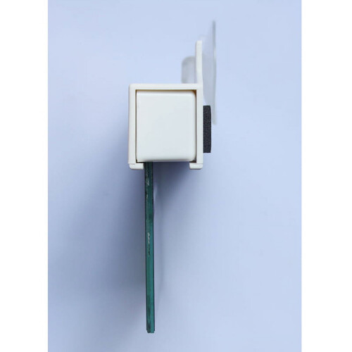 KALLORY1Set Λευκό Ορθογώνιο Θερμόμετρο LCD για Οικιακή Θερμοκρασία 1