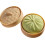 Glitter Dumpling Squishy Toy Green Yellow 1pc 4
