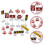 20Ensembles Mini Panneaux De Circulation Éducatifs Jeux Colorés 9
