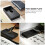 OUNONA Student Calligraphy with Double Sided Design Practical Portable Plastic Inkslab for Home Use Pcs 5