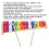 Xylophone 15 notes, instrument éducatif coloré avec 4