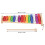 Xylophone 15 notes, instrument éducatif coloré avec 6