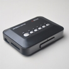 Full HD 1080P Suporta -Compatível AV USB HDD MMC H.264 MKV Reprodutor de Mídia Multimídia Portátil PLUG UE