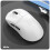 Wireless  Mouse 12000dpi Thin Optical Mouse PAW3311Macro Sensor Ergonomic Design Gaming Mouse White 3