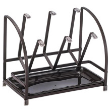 Modern Cup Drying Rack Stand with Drain Tray for Mugs Home Kitchen Bottles