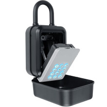 Cassetta di Sicurezza Intelligente con Codice - Sblocco  e PIN, Cassetta di Sicurezza Digitale Controllata da APP per Chiavi da Interno Ed