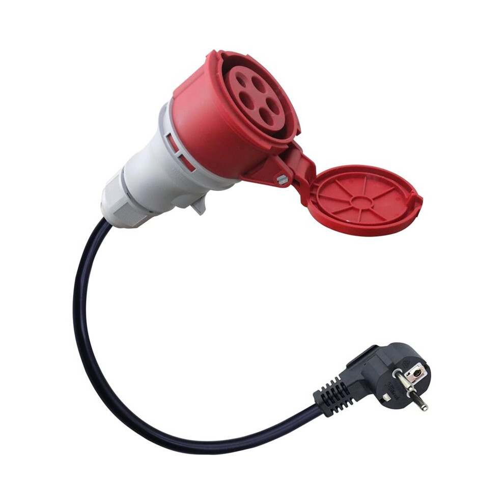 Cee 16A High Current Plug To Schuko, Adapter Schuko To Cee 5-Pin 16A To 16A Adapter 230V Plug Eu Plug 6031526665941