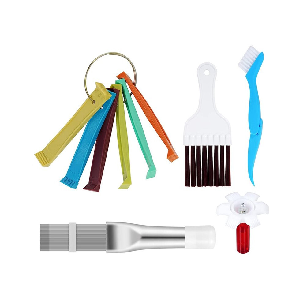 5Pcs Air Conditioner Fin Cleaner Set Air Conditioner Condenser Fin Comb Ac Coil Cleaner Air Refrigerator Fin Cleaner 6032331100030
