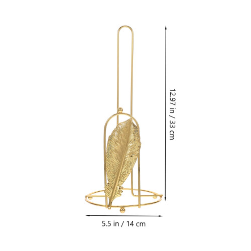 Θήκη για χαρτοπετσέτες Nordic Plume, Golden Iron, 33x14x14cm 1